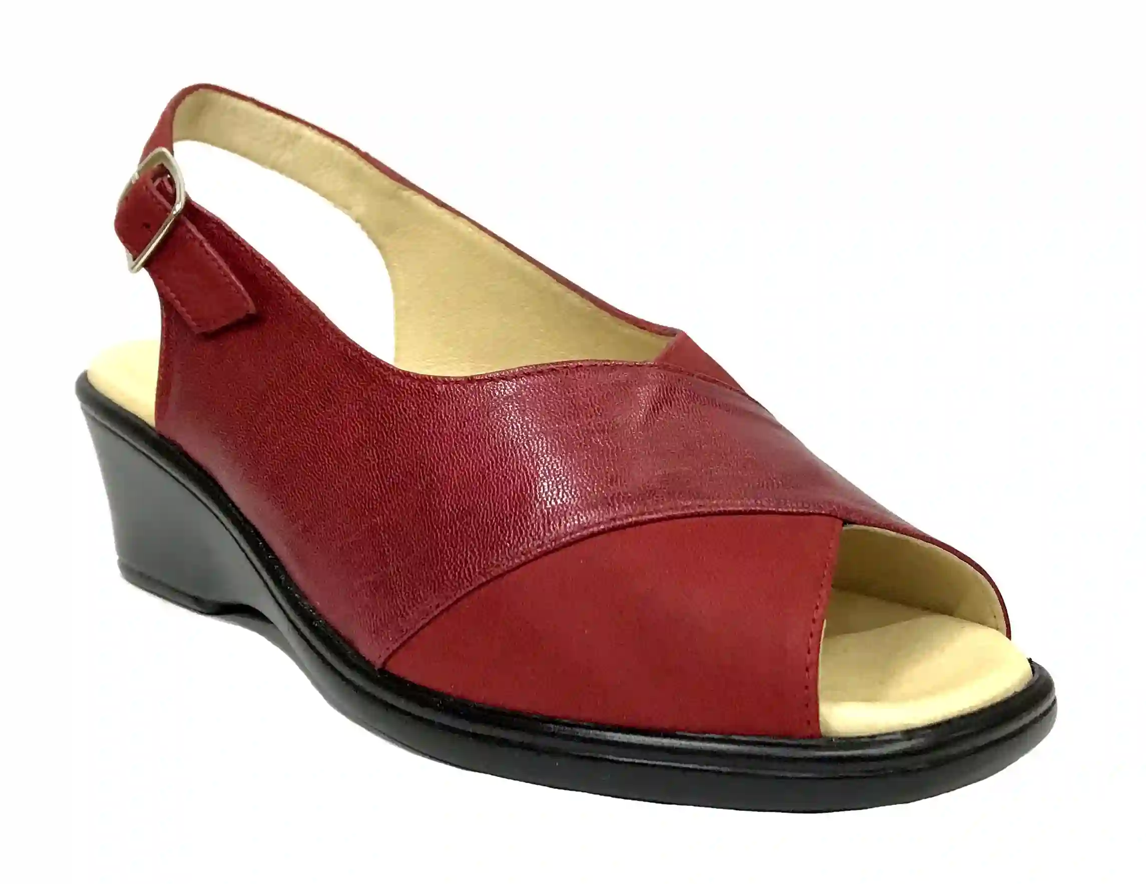 HRAMIS 88 662 Beach Rosso Sandalia anatómica de Mujer