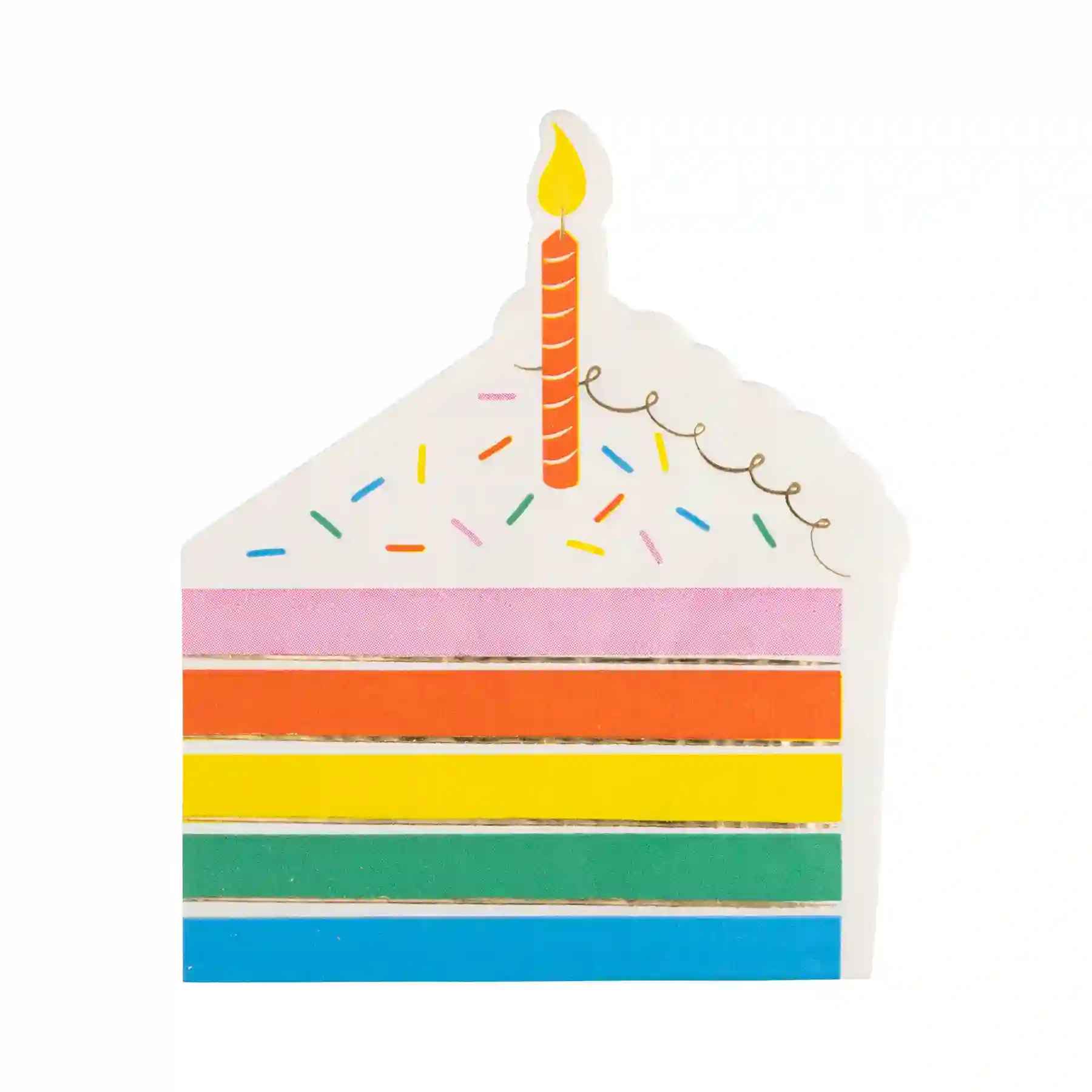 Multi -18ud cake napkins