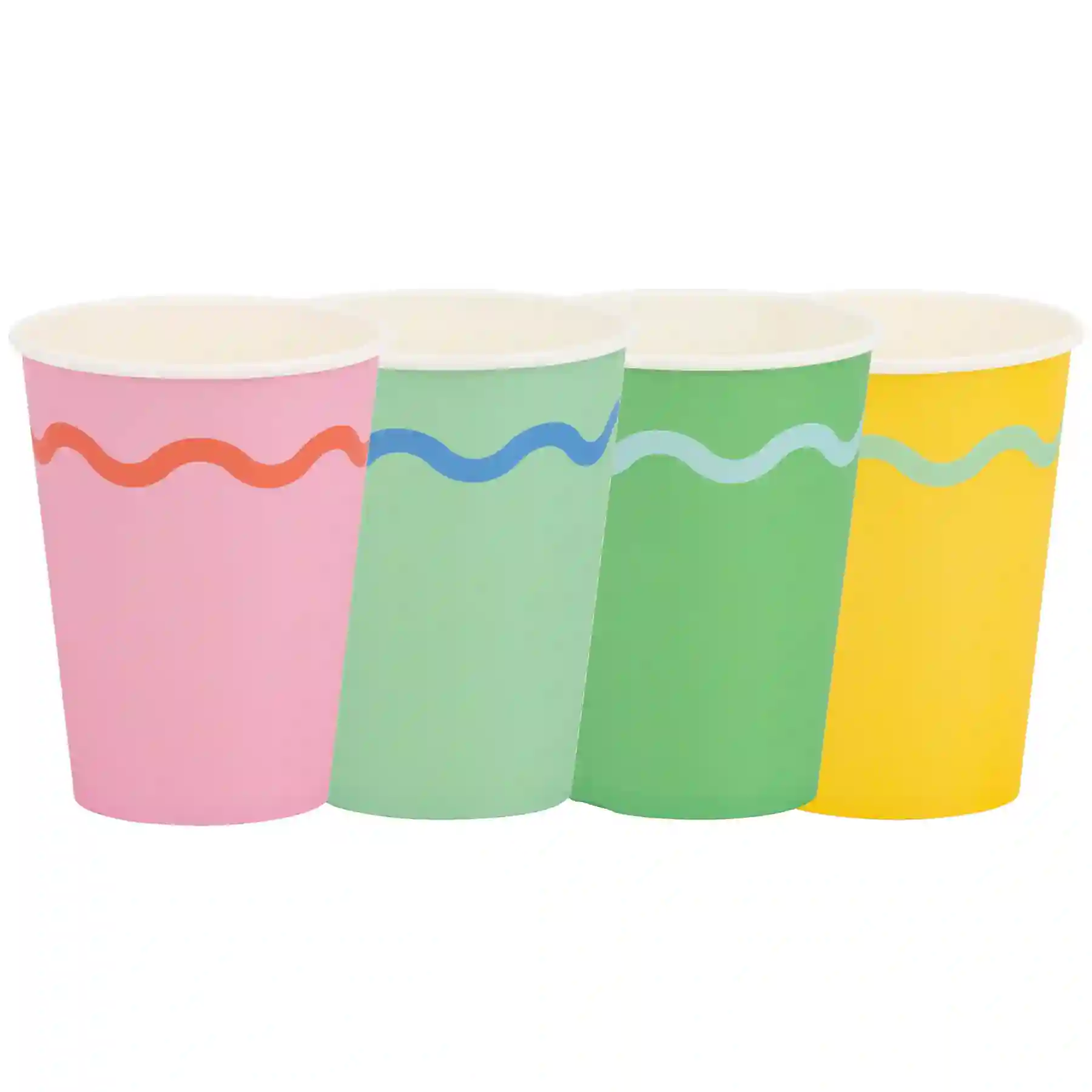 VASOS WAVY MULTI - 8ud