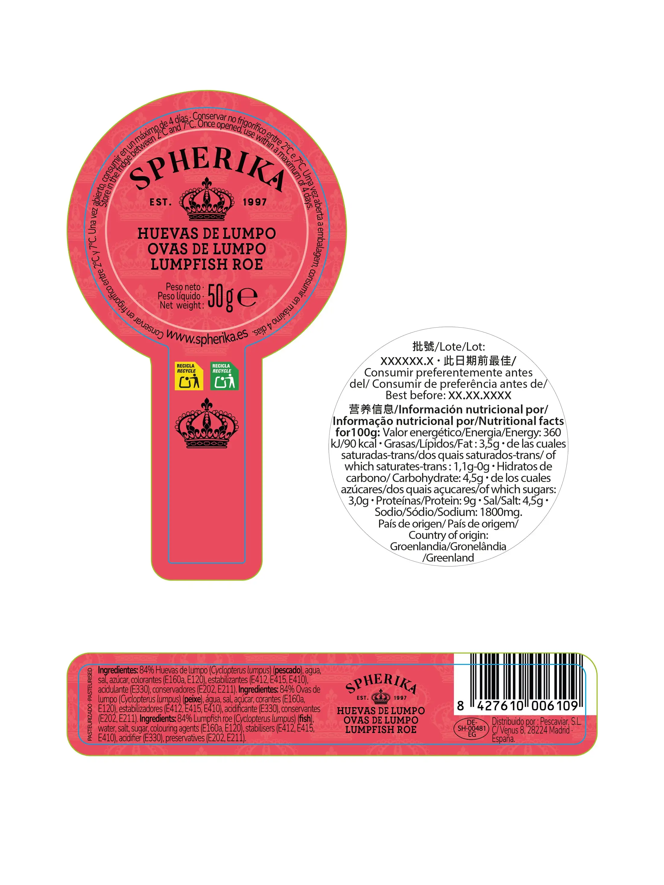 SPHERIKA, red lumpfish roe - Image 4