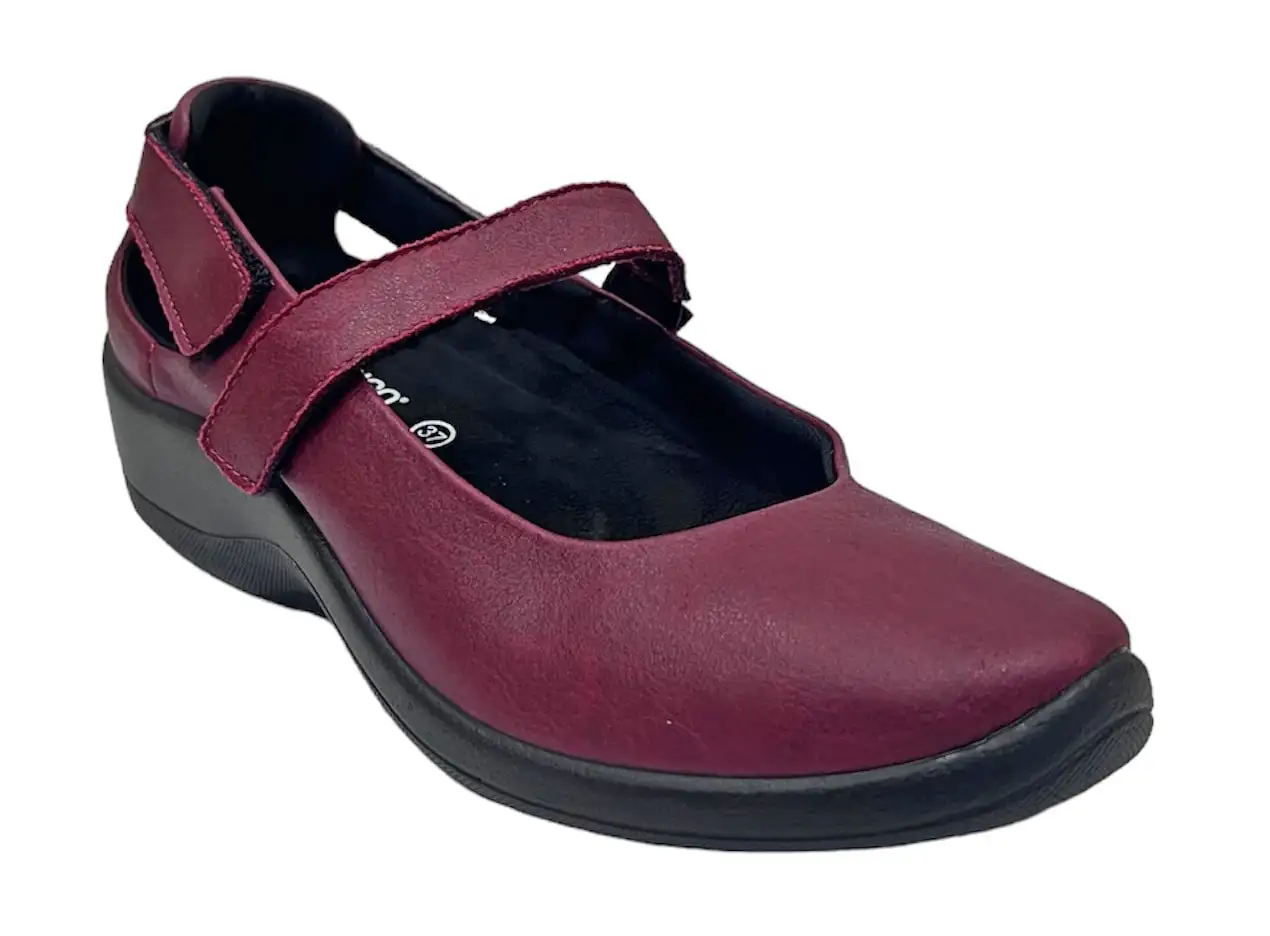 Arcopedico 4706 GR J66 Cherry Zapato de Mujer Lytech velcro