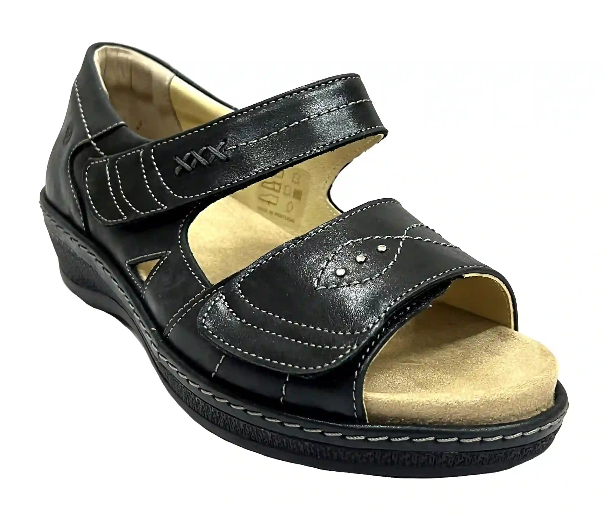 Soft 83 3156 Cinder Sandalia Woman With Velcros