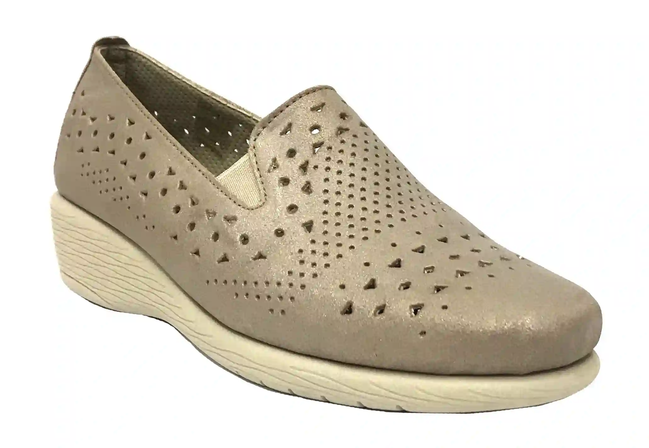 Flex & Go 78 St0751 Beige Women's Drawing Shoe
