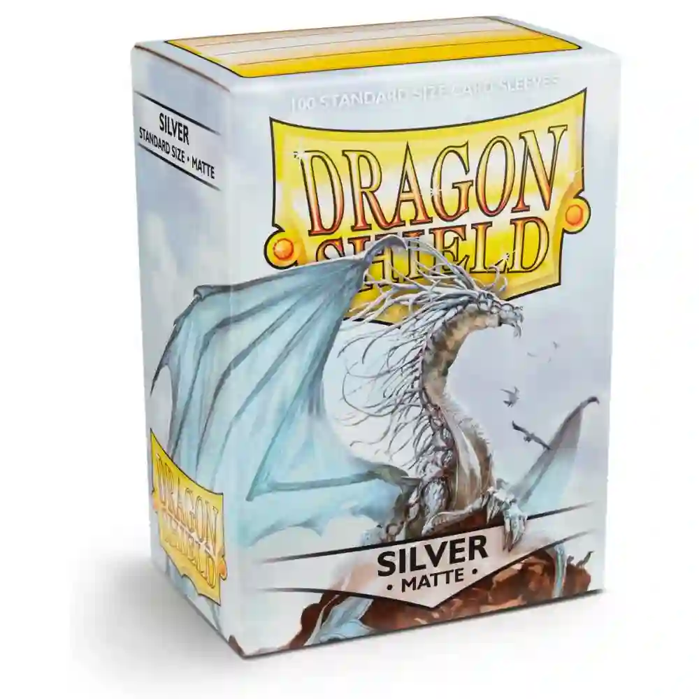 Fundas Dragon Shield Tamaño Standard (63x88mm) - Plata mate (100u)