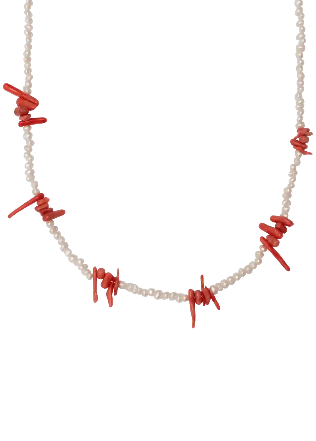 COLLAR CORAL LOLITA PEARLS / ALHAJA