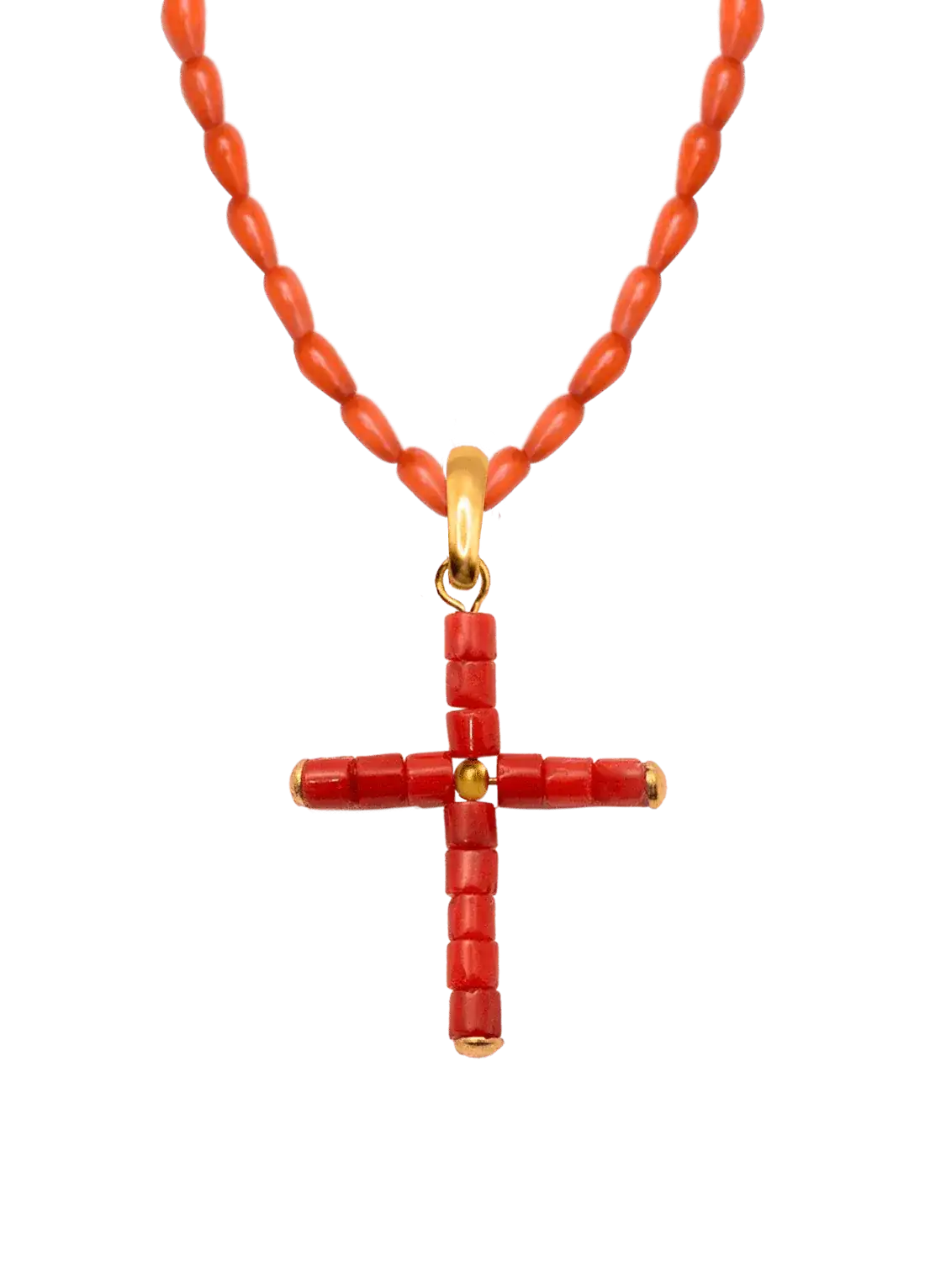 CRUZ CORAL CHOKER / ALHAJA
