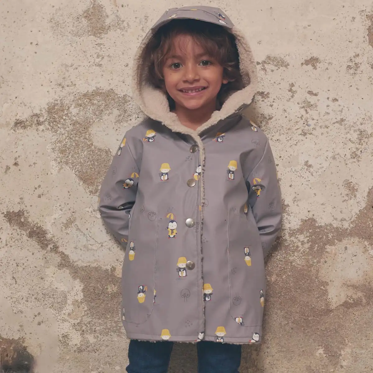 impermeable RAINCOAT PU - Mushroom rain - Image 4