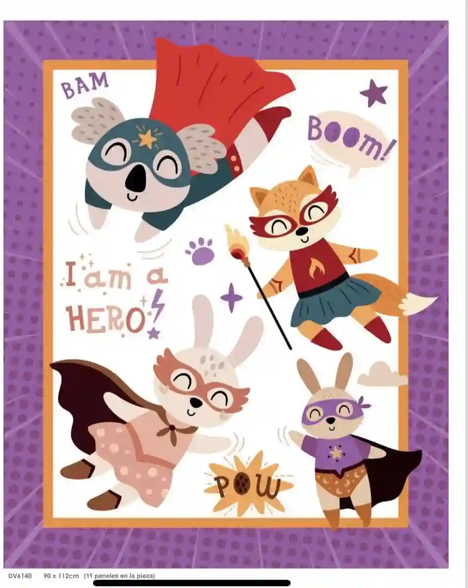 SUPERHEROINAS - COT Panel - DEVONSTONE collections