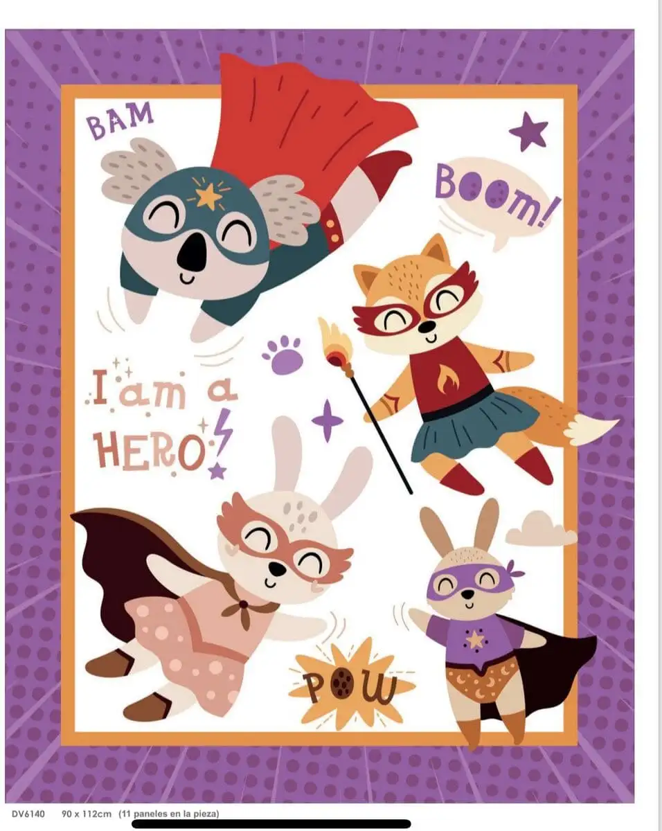 SUPERHEROINAS - COT Panel - DEVONSTONE collections