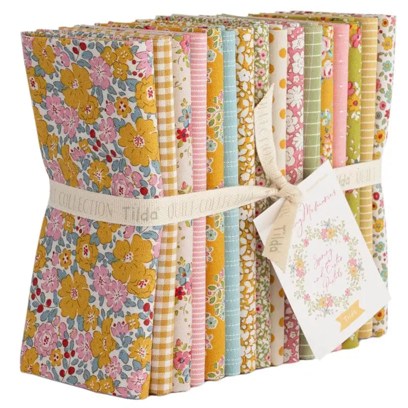 Tilda creando recuerdos en primavera - paquete de cuartos gordos