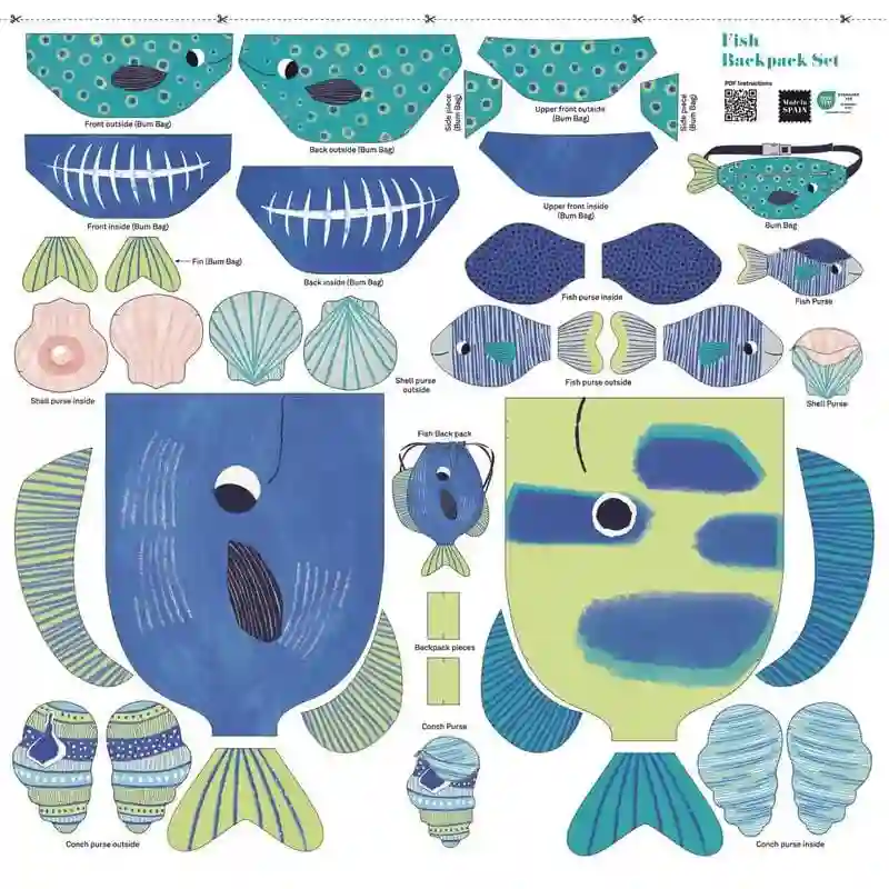 Panel loneta fina SEA BAG & +