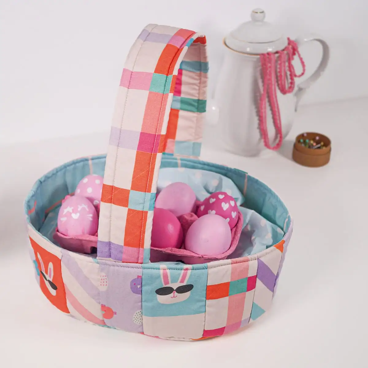 Patchwork de panel Popelin Patch K-Pop de Pascua - Imagen 2
