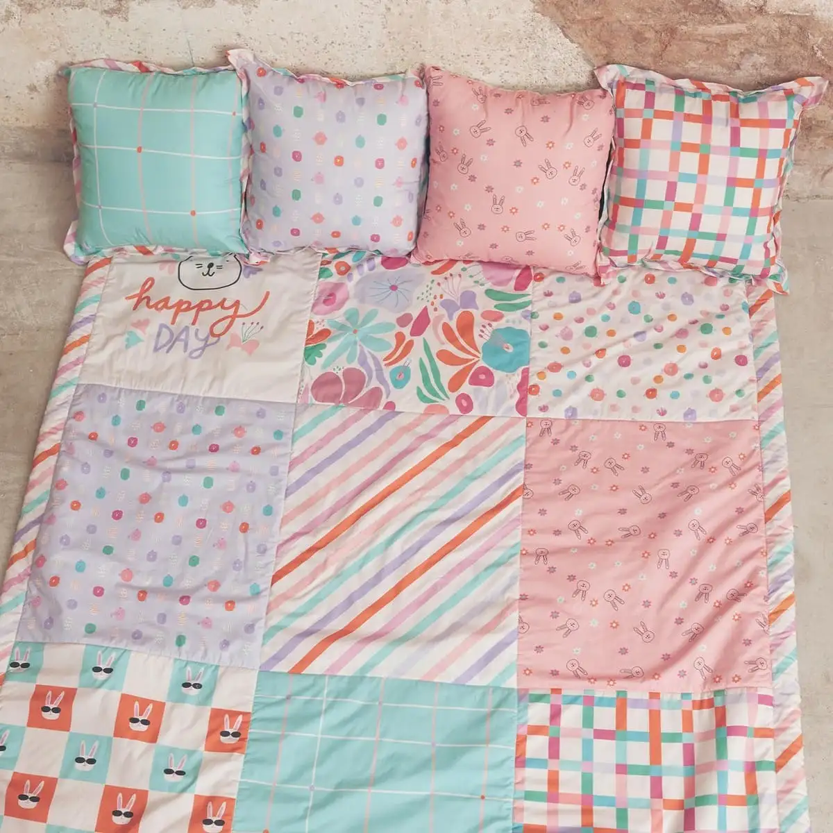 Patchwork de panel Popelin Patch K-Pop de Pascua - Imagen 4