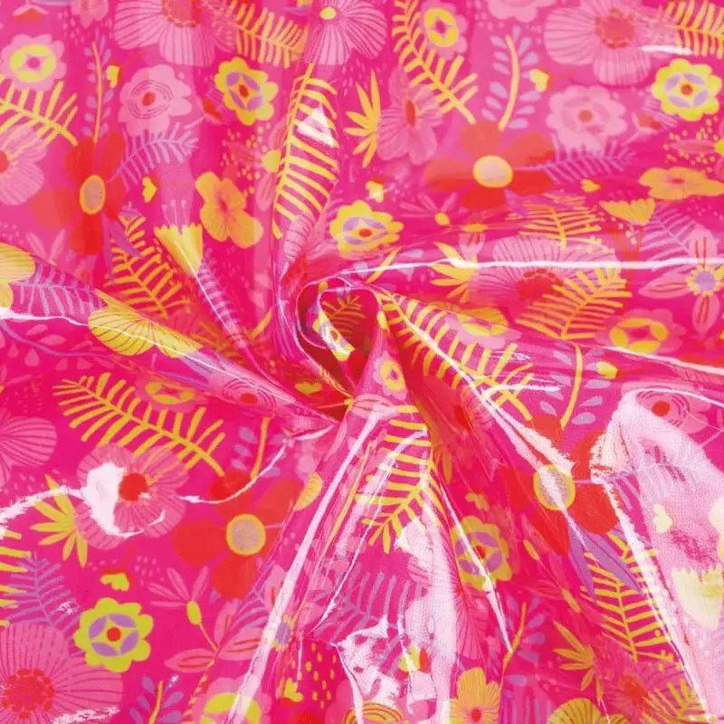 Algodón laminado TROPICAL FUCHSIA - Imagen 5