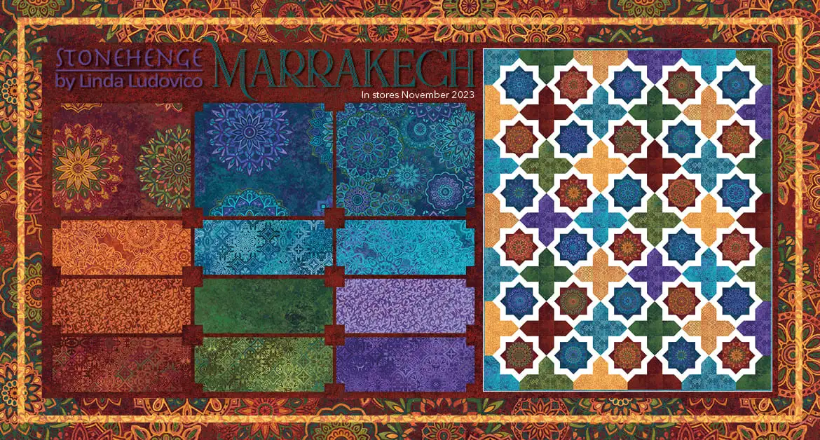 mandalas multicolor - MARRAKECH - NORTHCOTTfabrics - Image 2