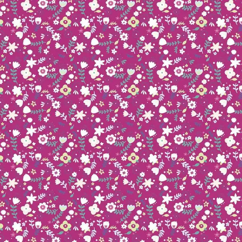Popelin flores tropicales