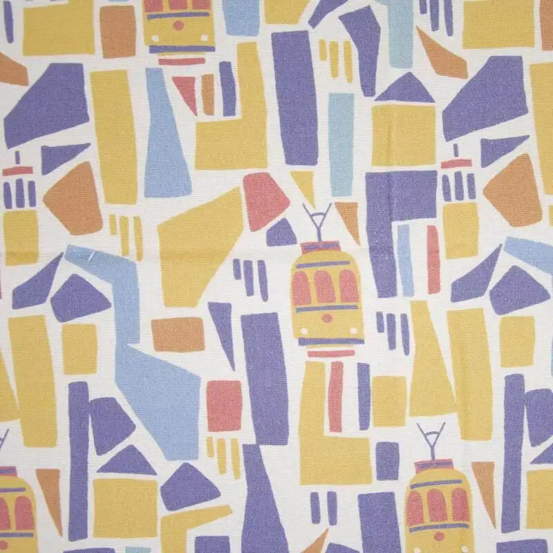 Mosaico de tranvía de lienzo