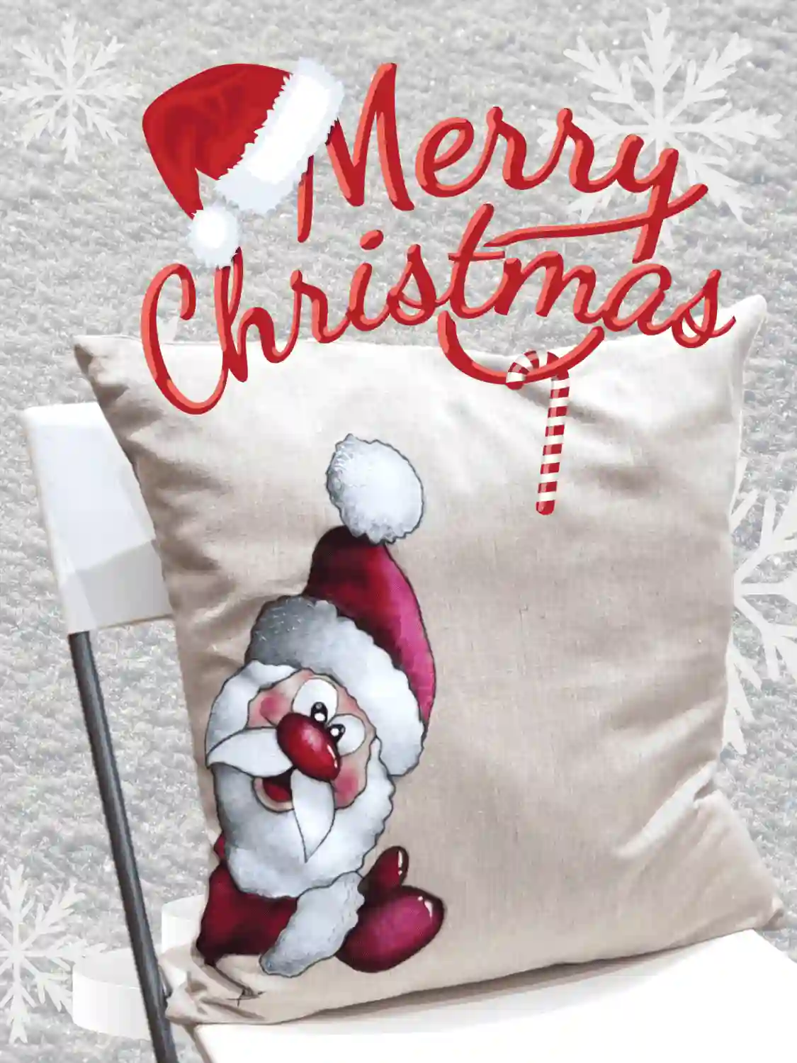 PINTURA TEXTIL - cojines navidad
