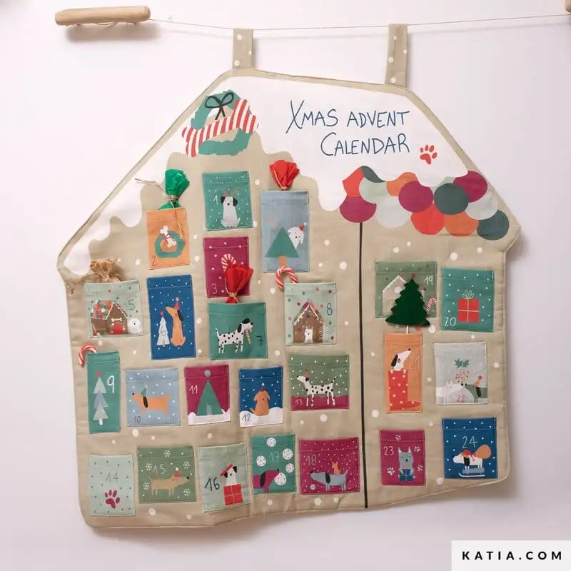 Panel CALENDARIO adviento NOEL DOGS - Imagen 4