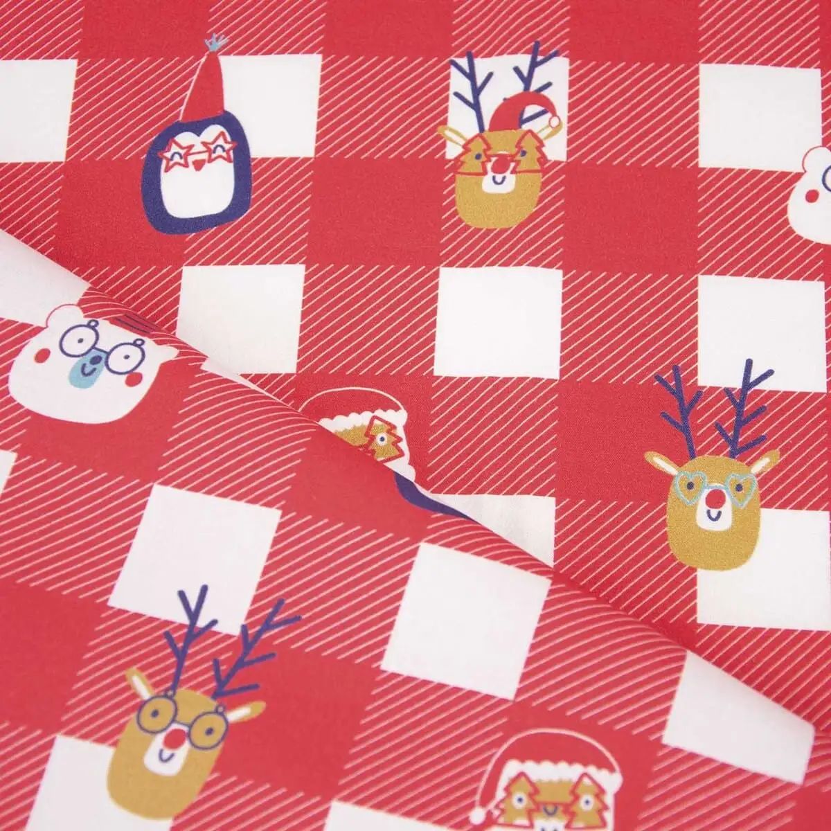 Popelin Xmas Vichy - Imagen 4