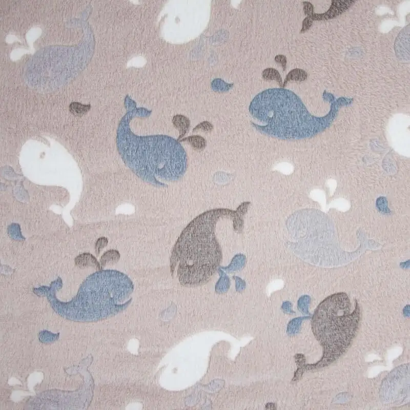 Tela coralina BALLENAS - peluche - Imagen 3