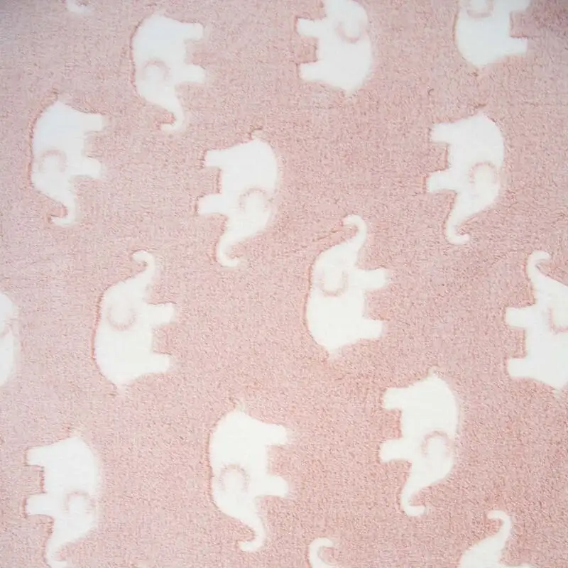 Tela coralina ELEFANTES - peluche - Imagen 3