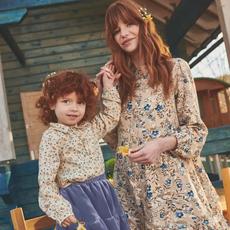 Viscosa TWILL Oxford Autumn Flowers - Imagen 2