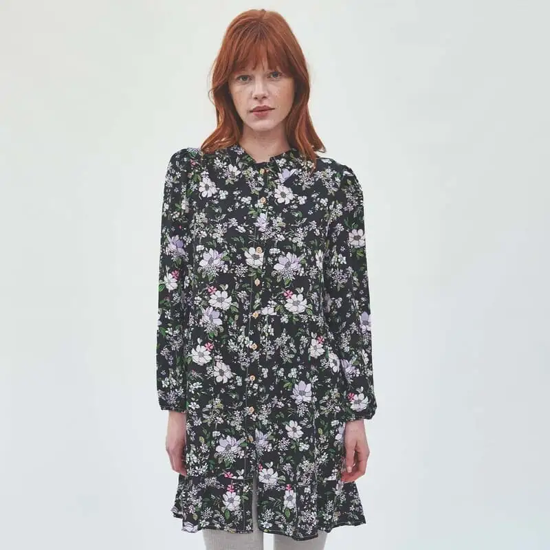 Viscosa TWILL Oxford Autumn Flowers - Imagen 4