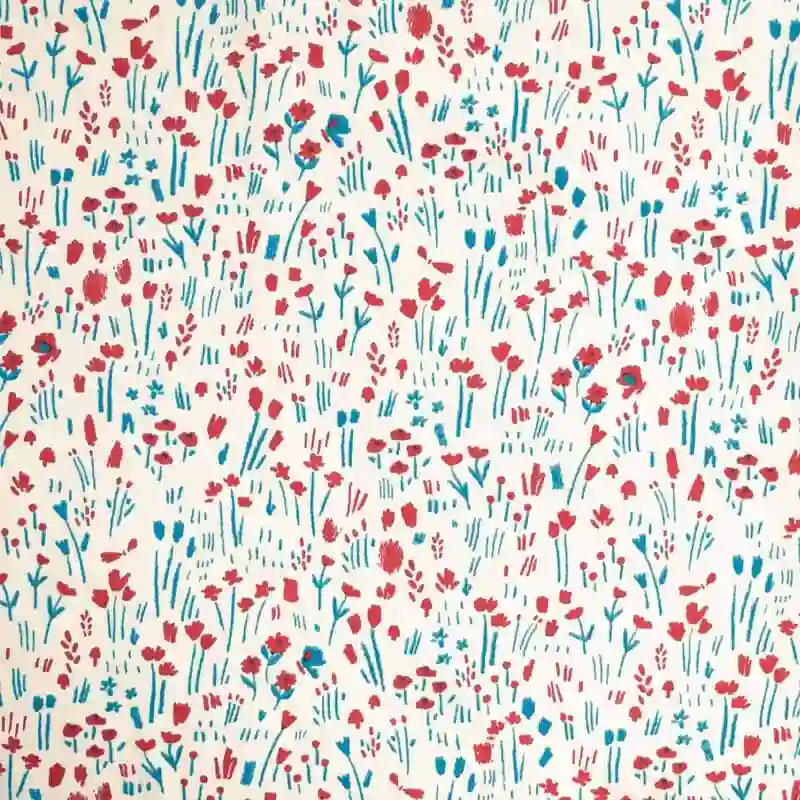 Flores de pintura de sudor (Tela Sudadera)