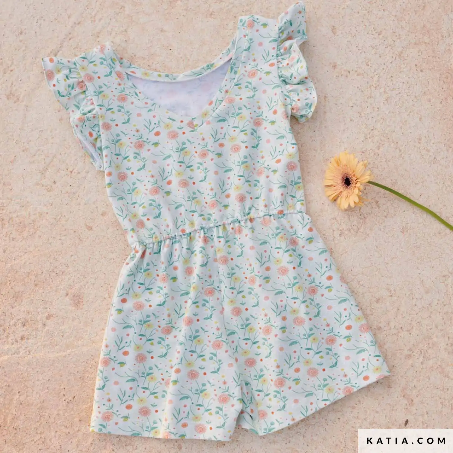 Jersey (tela camiseta) MARGUERITES - Imagen 2