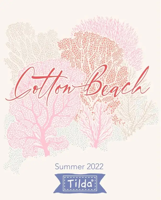Tilda Cotton Beach conchas combinadas llenas en cuartos - Imagen 2