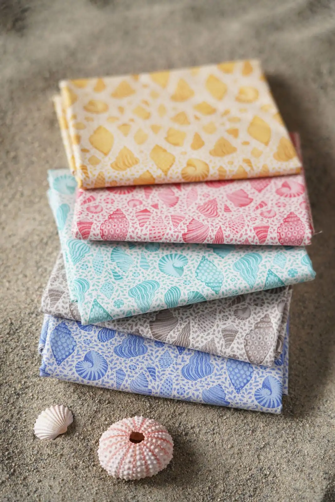 Tilda Cotton Beach conchas combinadas llenas en cuartos - Imagen 3