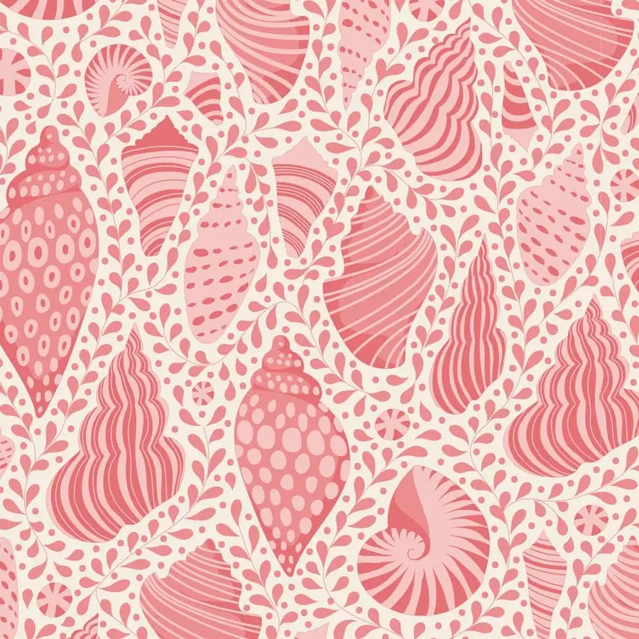 Tilda Cotton Beach conchas combinadas llenas en cuartos - Imagen 9