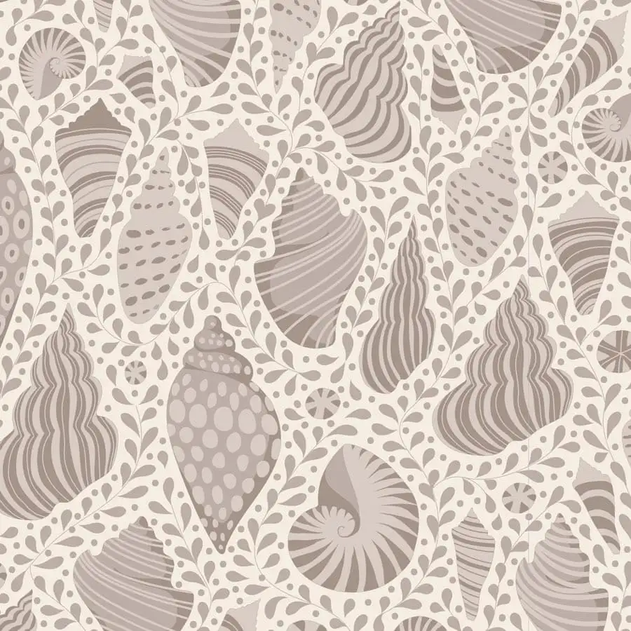 Tilda Cotton Beach conchas combinadas llenas en cuartos - Imagen 10