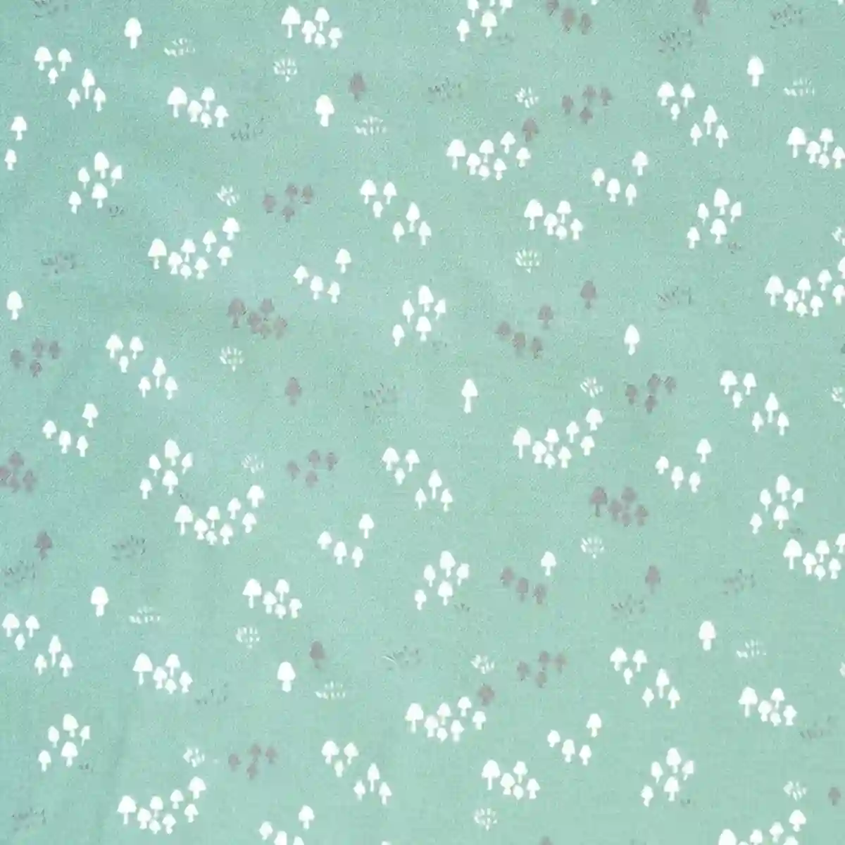 Viyella Cotton estampado - Setas menta