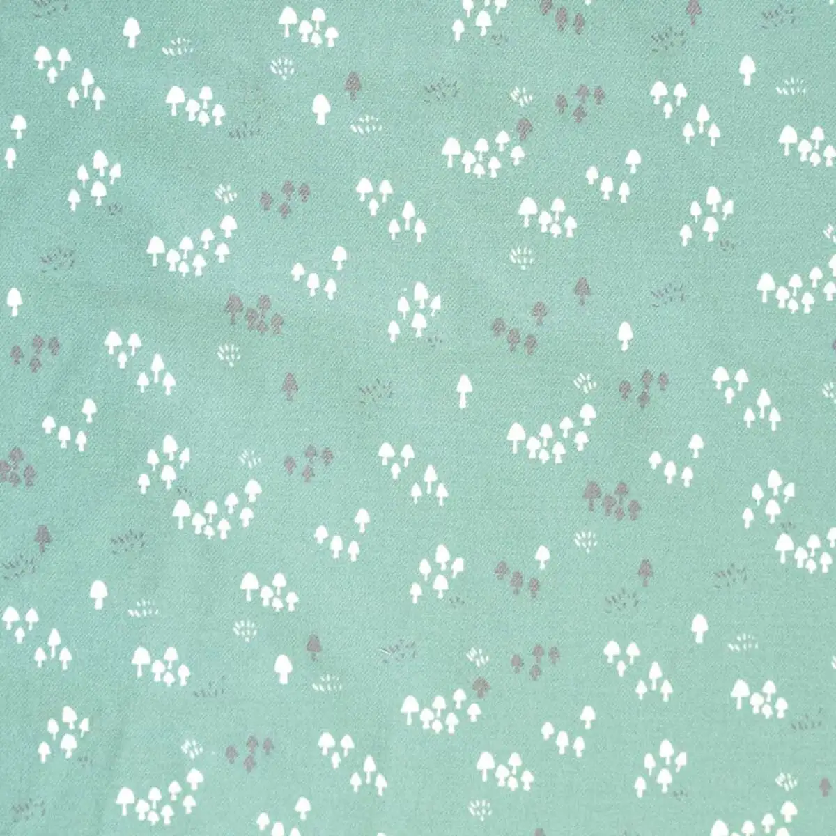 Viyella Cotton estampado - Setas menta