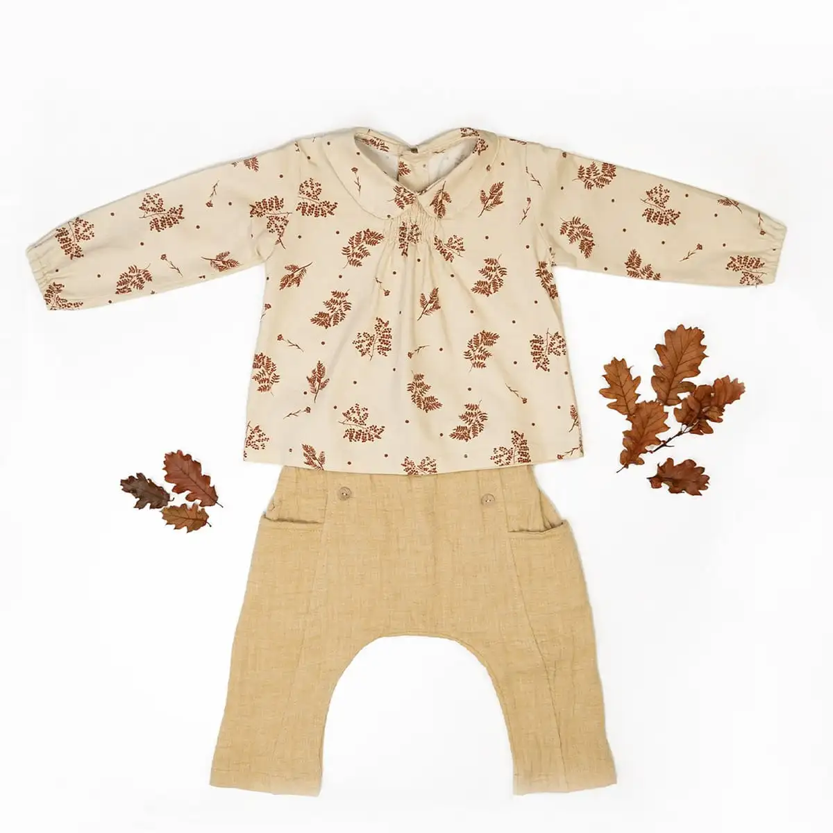 Viyella Cotton estampado - Setas menta - Imagen 8