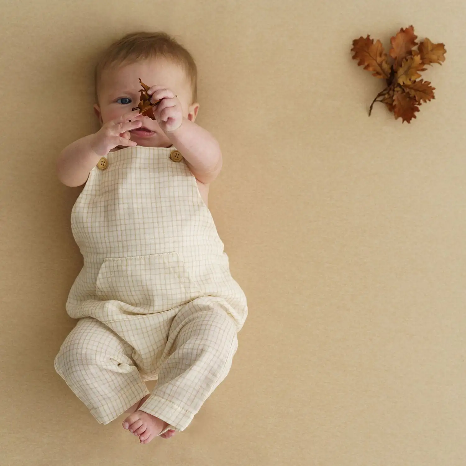 Purest Cotton Muselina - algodón orgánico - vichy pequeño - Imagen 2