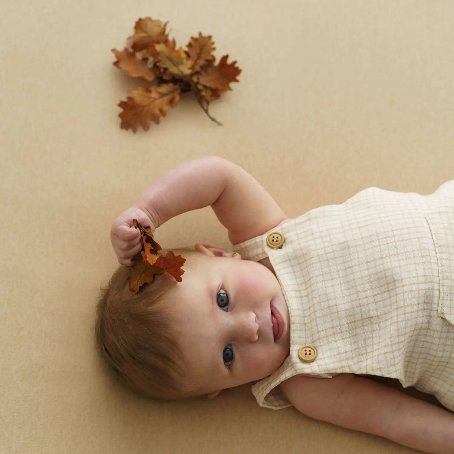Purest Cotton Muselina - algodón orgánico - vichy pequeño - Imagen 3
