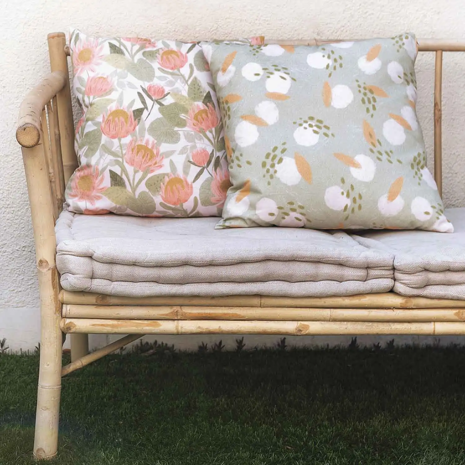 Lienzo delgado boho flores - Imagen 2