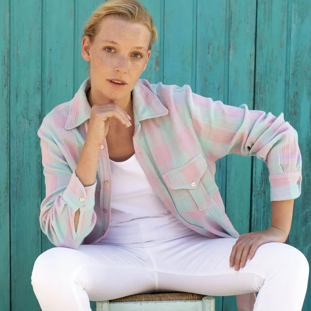 Summer Mousseline Vichy - Imagen 2