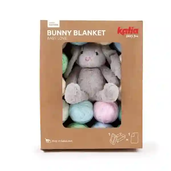 KIT Bunny Blanket - KAL Bunny in wonderland