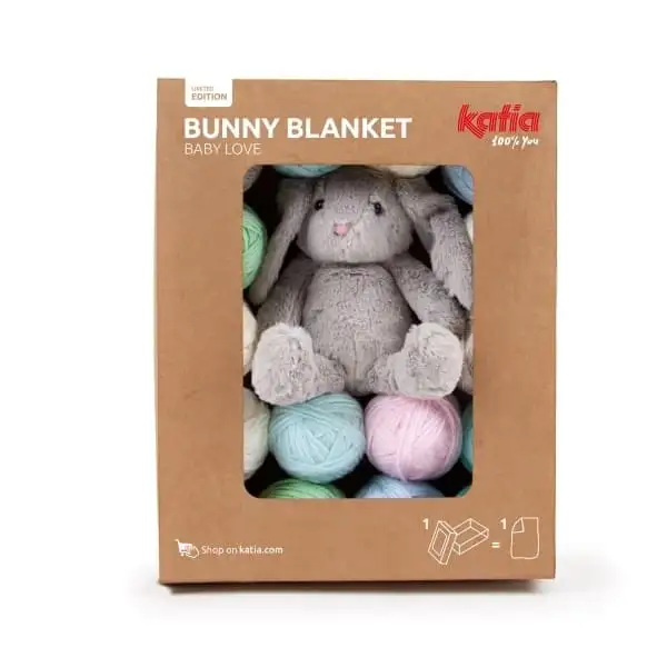 KIT Bunny Blanket - KAL Bunny in wonderland