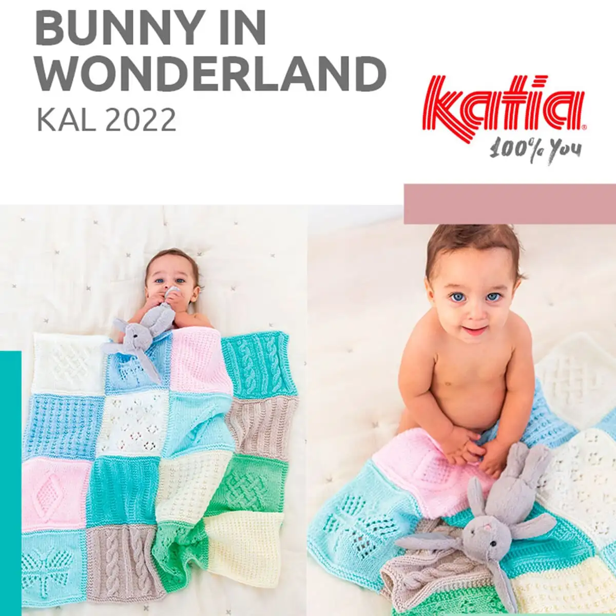 KIT Bunny Blanket - KAL Bunny in wonderland - Image 6