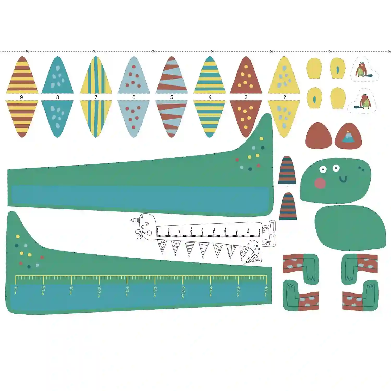 Fine Lonet Panel Kit Dinosaur meter