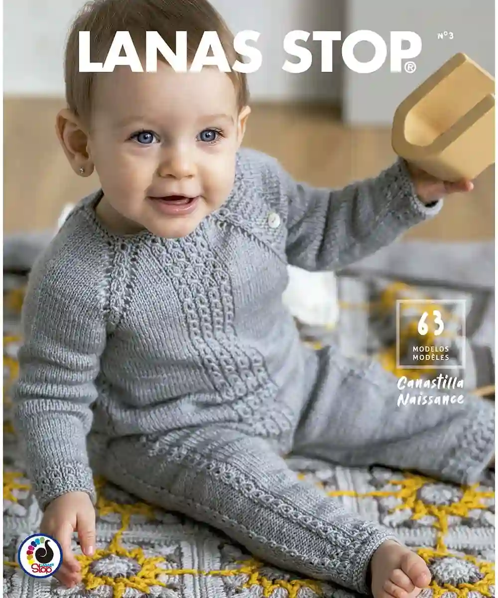 Revista Katia BEBÉ Lanas STOP CANASTILLA 3
