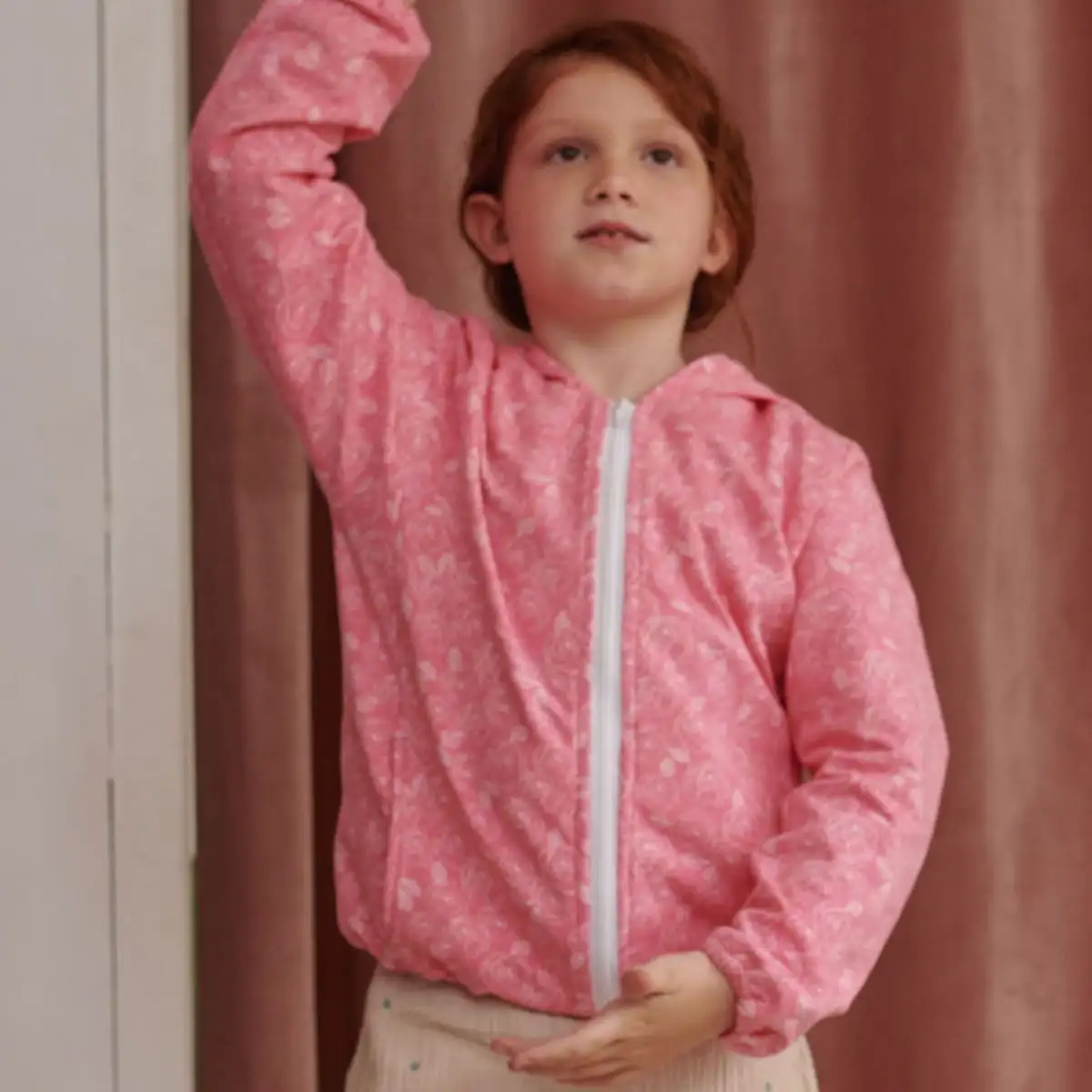 Sweat Ballerinas roses (tela sudadera invierno) - Imagen 2