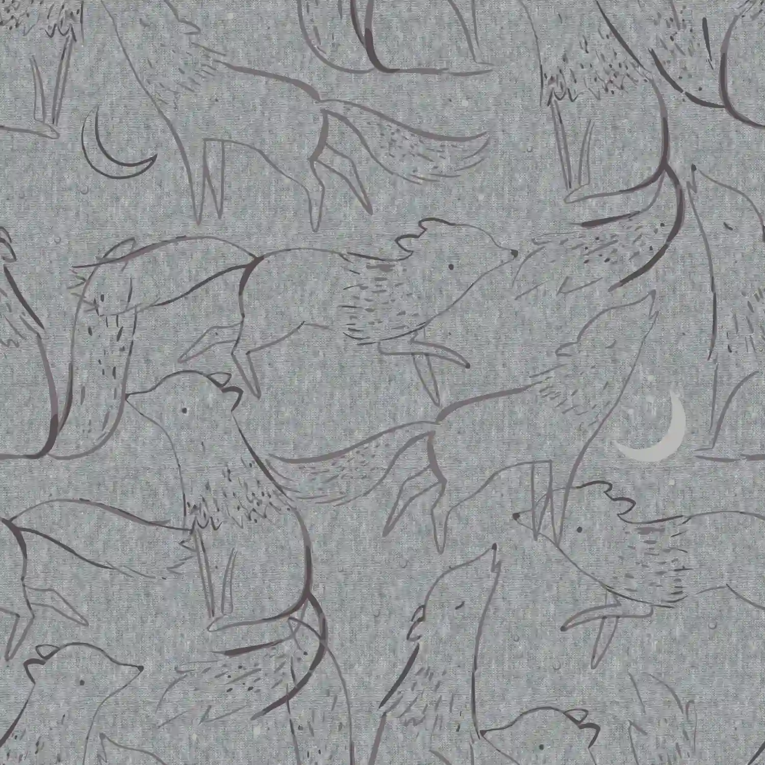 Sweat Melange - sudadera invierno gris - wolfs
