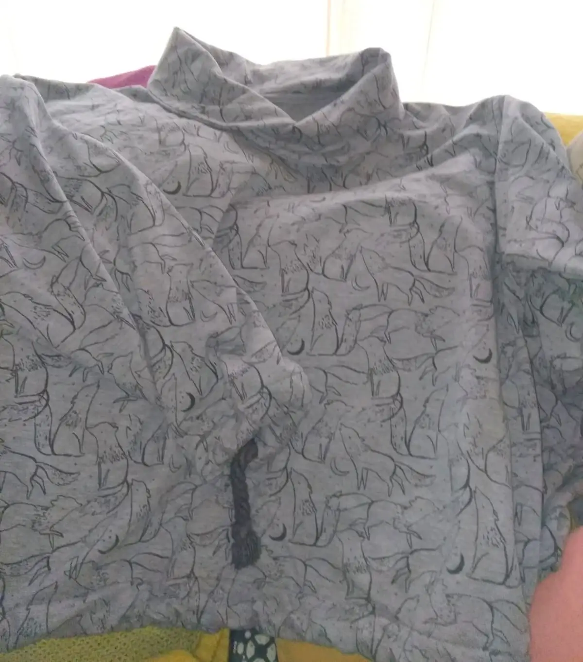 Sweat Melange - sudadera invierno gris - wolfs - Imagen 4
