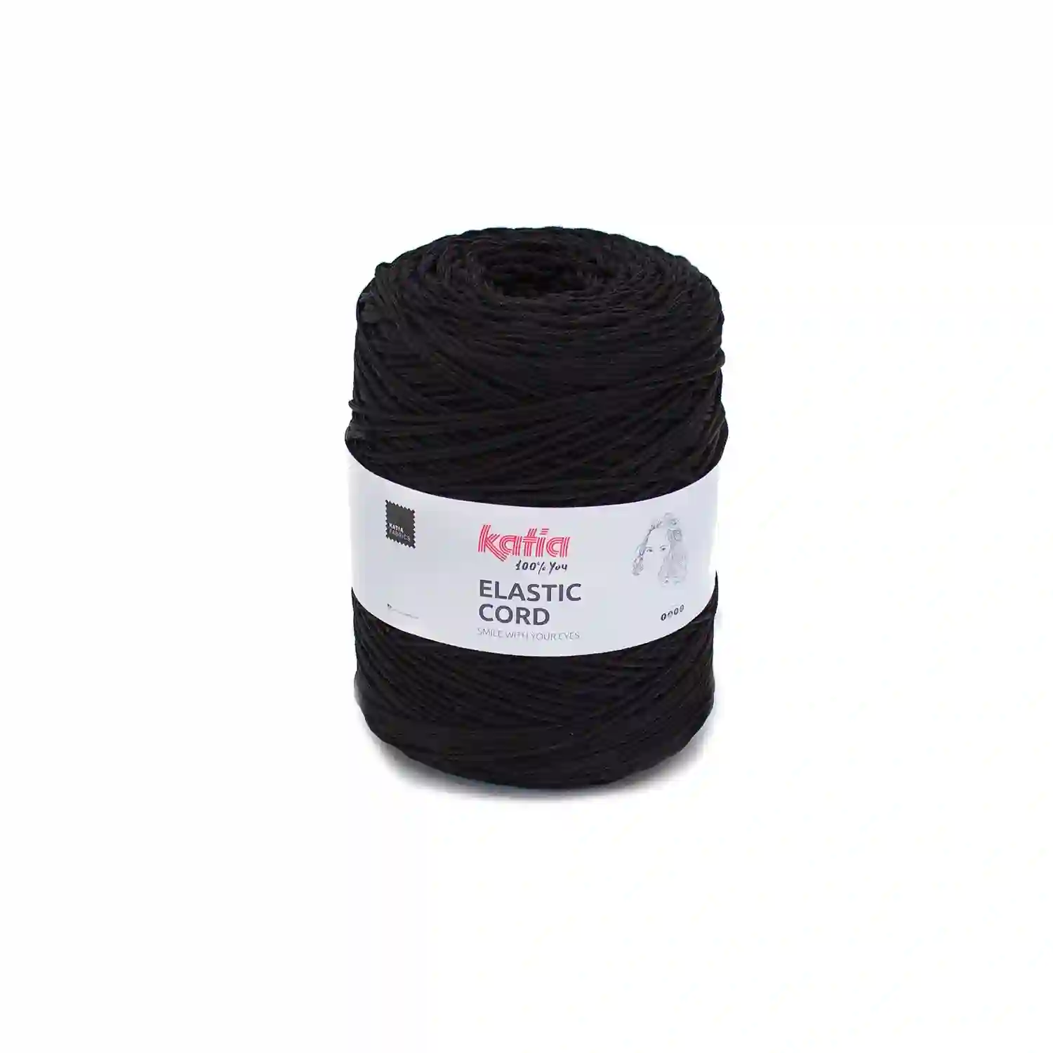 Elastic Cord - Goma para mascarillas NEGRO